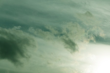 Green cloud texture background revival sky softの写真素材