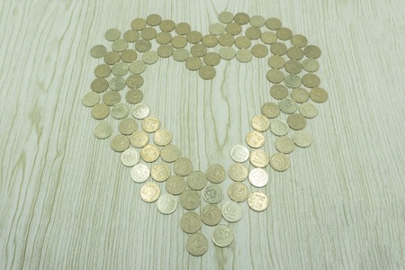 Valentines Day Heart Made of Red Roses Isolated on White Backgroundの写真素材