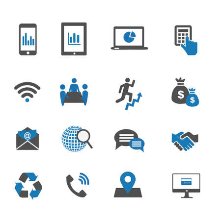 communication iconsのイラスト素材