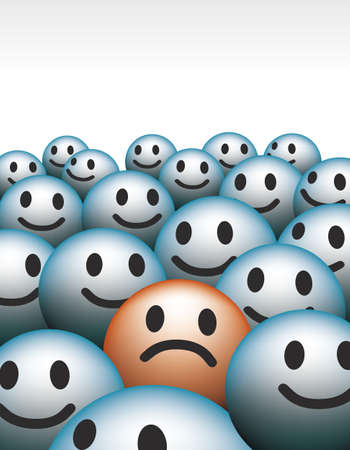 smiley facesのイラスト素材