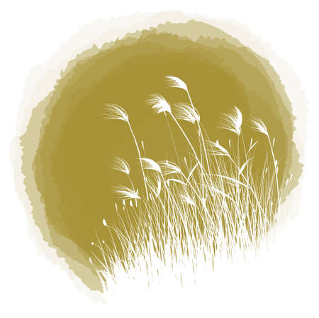 ink drop reedのイラスト素材