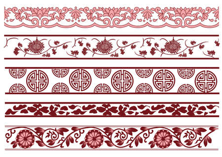 Old lace patternのイラスト素材