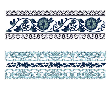Old lace patternのイラスト素材