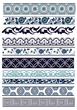 Old lace patternのイラスト素材