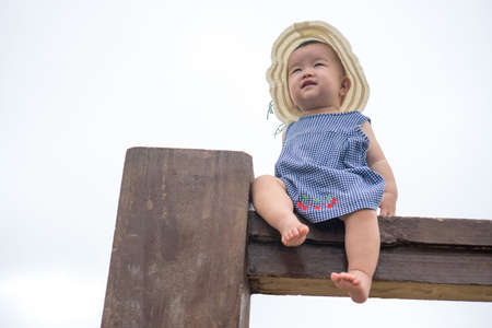 asian babyの写真素材
