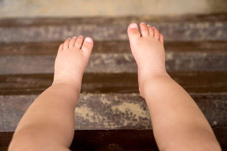 baby feetの写真素材
