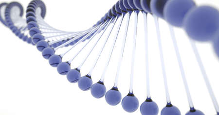 dna chain made in CGの写真素材