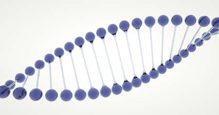 dna chain made in CGの写真素材