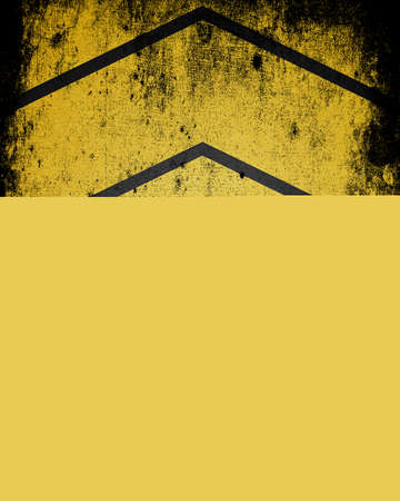 grunge street danger stripsの写真素材
