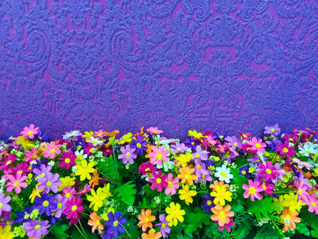 Modern floral patternの写真素材