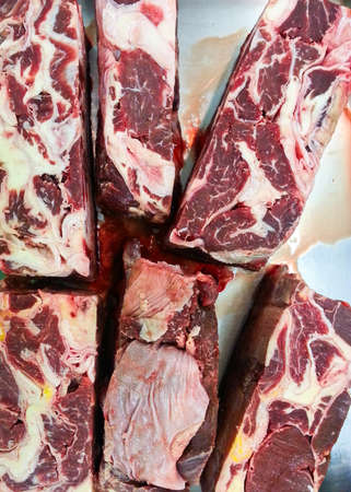 Fresh beef steakの写真素材