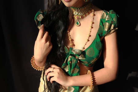 beautiful indian ethnic jewellery designs with model