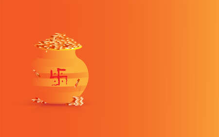 Happy Akshaya tritiya vector designのイラスト素材