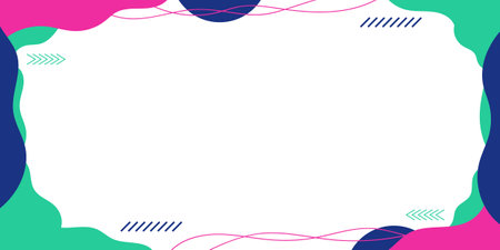 abstract background with geometric shapes and pastel colors vector illustration designのイラスト素材