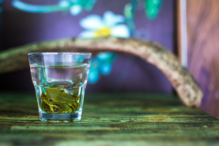 Tea in the glass