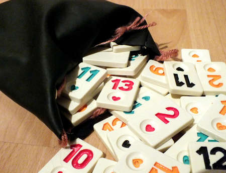 Game with numbersの写真素材