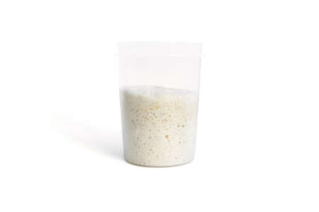 breeding Italian sourdough Levito Madre, sourdough condition before first feedingの写真素材