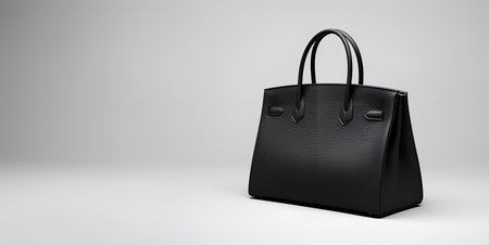 black bag white background copy space, ai generative designの素材