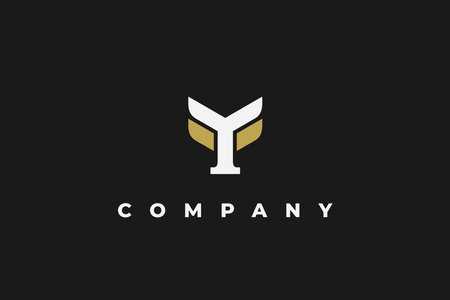 logo letter y wing businessのイラスト素材