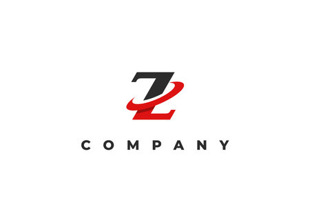 logo letter z circle ring modern businessのイラスト素材