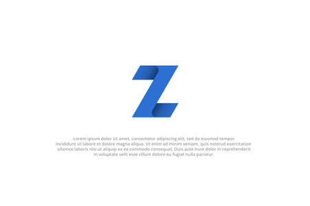 logo letter z modern business abstractのイラスト素材