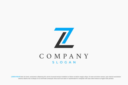 logo letter z modern businessのイラスト素材