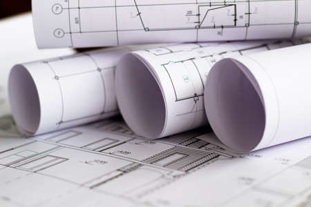 The architectural design of the house with keysの写真素材