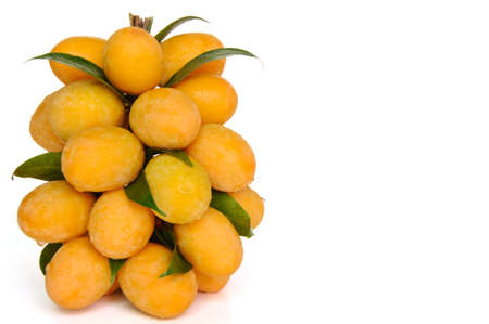 Sweet and sour orange color of Marian plum or Ma Prang (in Thai language name) which looks like plum...