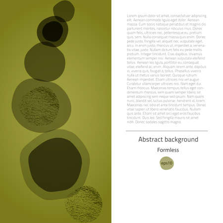 Colorful abstract texture. Vector design elements. Art advertising template. Business sale label. Green abstract background. Organic card.のイラスト素材