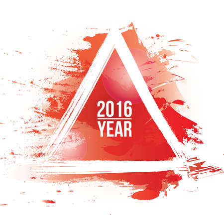 watercolor New Year background.のイラスト素材