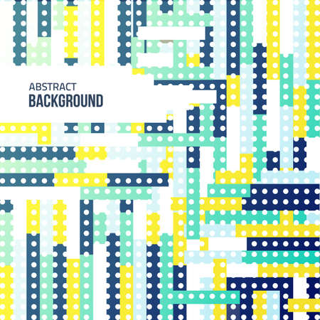 Vector geometrical colorful background. Blue pattern.のイラスト素材