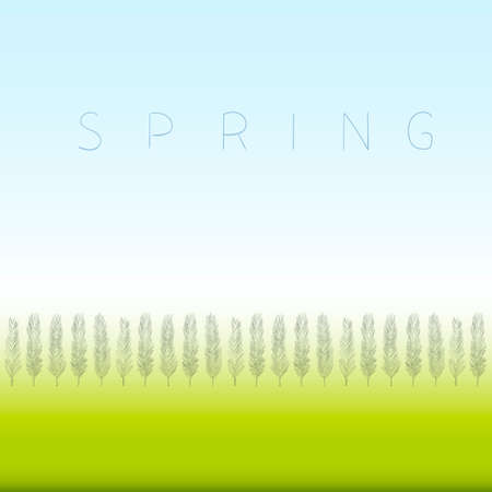 Spring-green.のイラスト素材