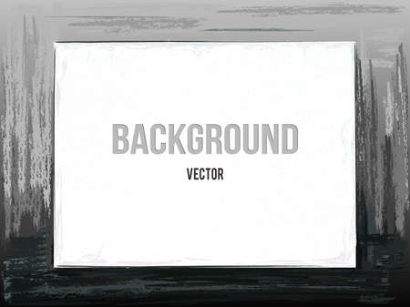 Vector monochrome background. Abstract gouache texture. Artistic picture.のイラスト素材