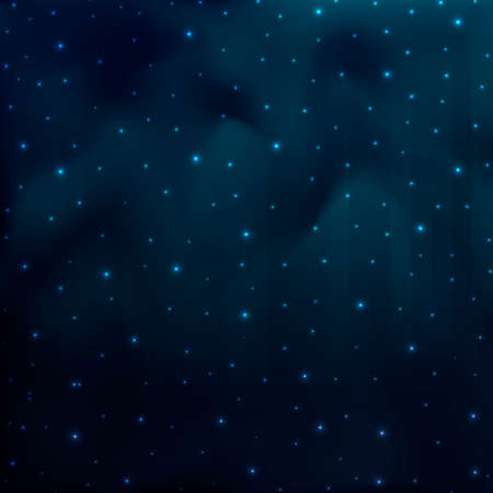 Dark blue background with stars Vector illustration.のイラスト素材