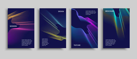 Minimal covers design. Vector modern design. Futuristic geometric shapes.のイラスト素材