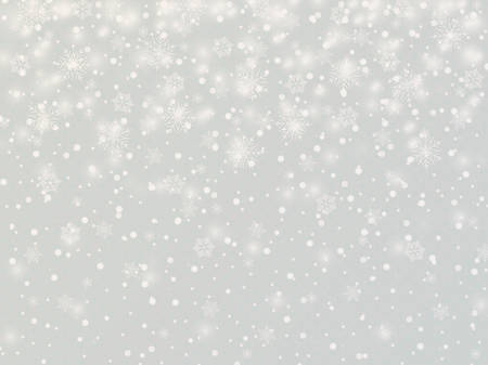 Winter background with snowflakes. Vector Illustration.のイラスト素材
