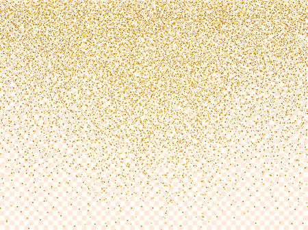 Vector golden luxury glitter bokeh lights background. Vector Illustration.のイラスト素材
