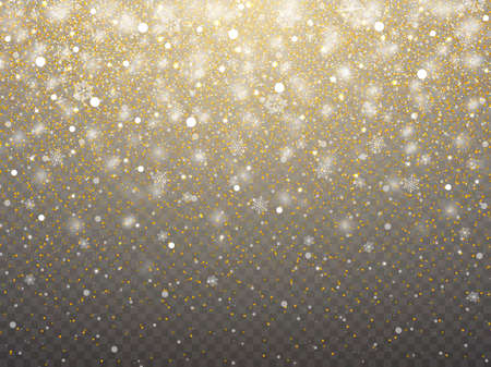 Winter background with snowflakes. Vector Illustration. Snowflake gray background invitation templateのイラスト素材