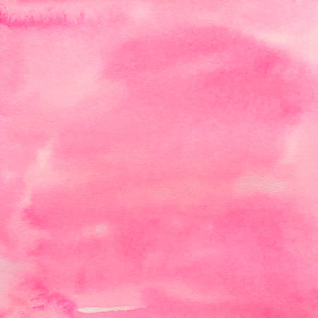Trendy watercolor texture. Vector watercolor background. Bright pink painting.のイラスト素材
