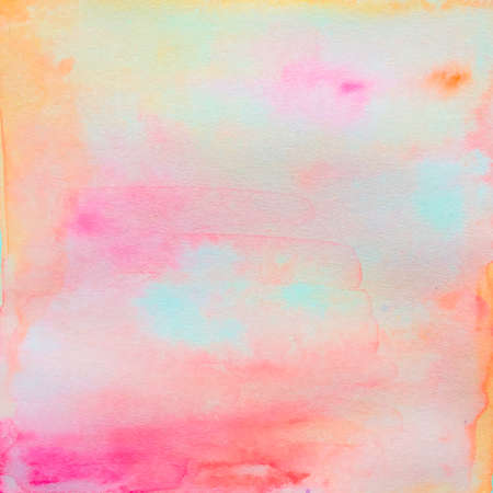Trendy coral luminosity texture. Vector watercolor background. Coral and pink painting. Modern colorful background.のイラスト素材