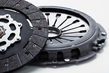 Car clutch and Pressure plate close upの写真素材