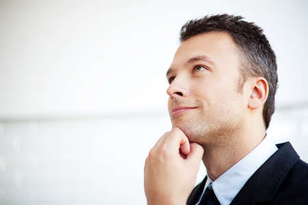 Portrait of handsome businessmanの写真素材