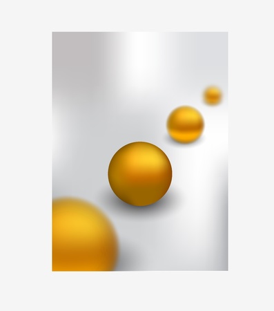 gold ballのイラスト素材