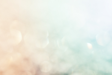 Abstact blue green and orange background. Lens blur textureの写真素材