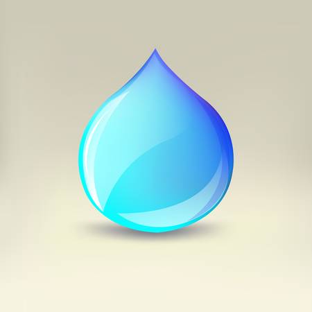 Water Drop, Vector Illustrationのイラスト素材