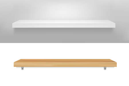 2 Empty Shelfのイラスト素材
