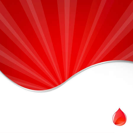 Medical Background With Blood Drop, Illustrationのイラスト素材