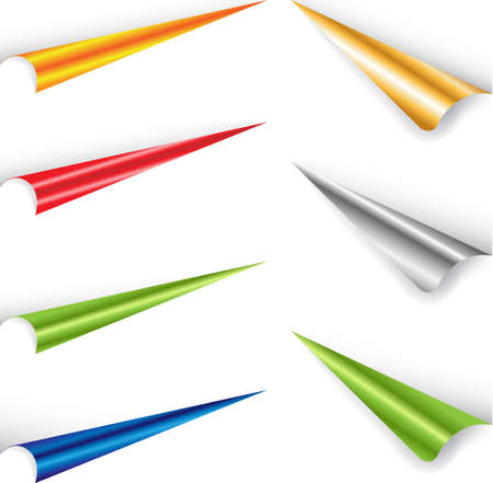 Color Corners, Isolated On White Backgroundのイラスト素材