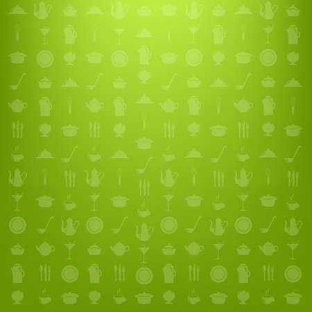 Green Kitchen Backgroundのイラスト素材