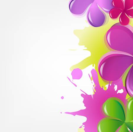 Abstract Flowers.のイラスト素材